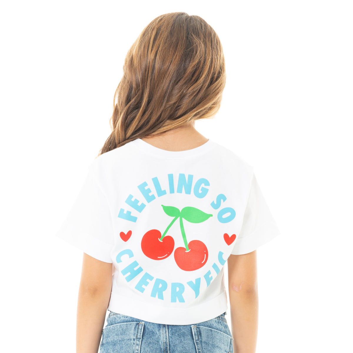 CAMISETA PARA NIÑAS CORTA ESTAMPADA