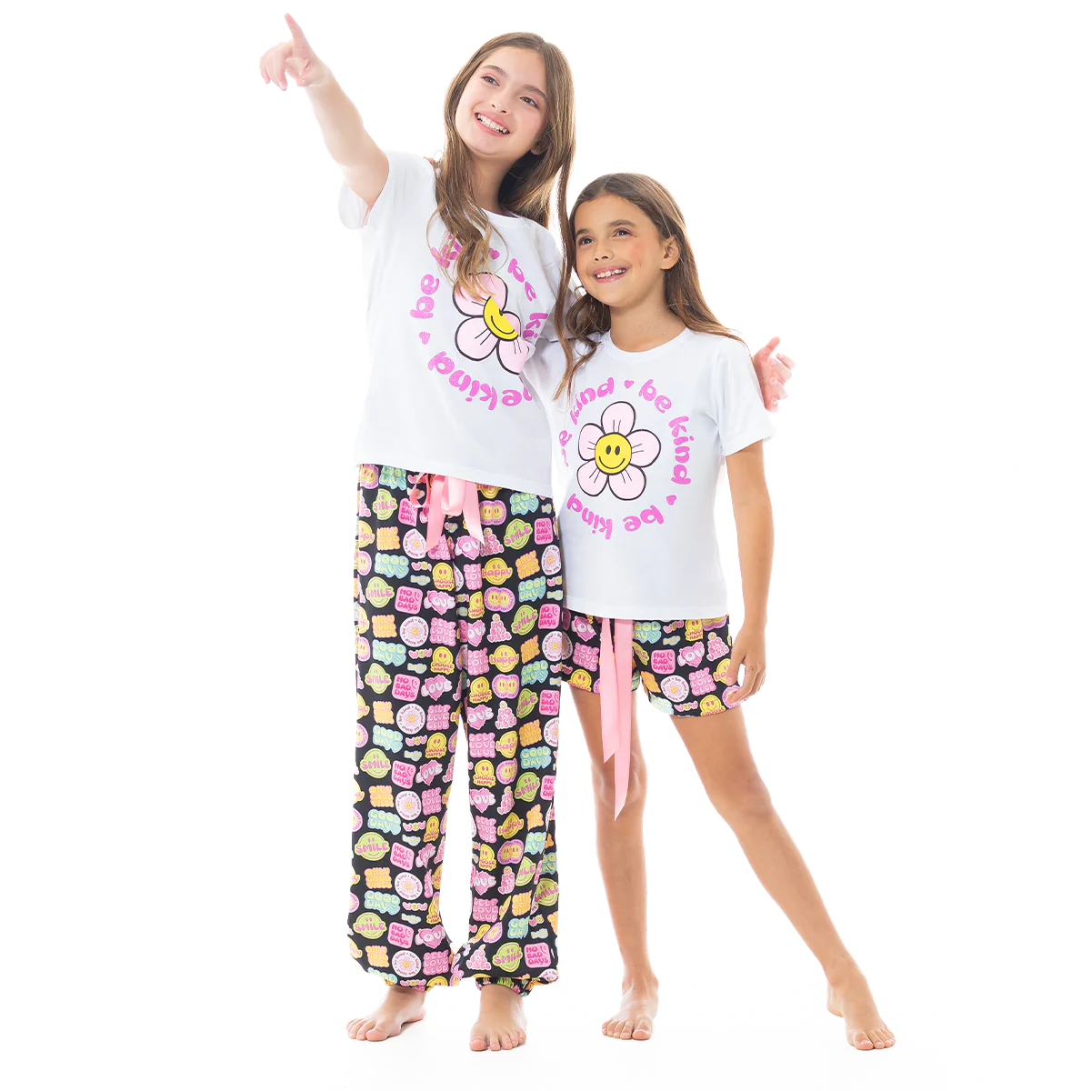PIJAMA DE SHORT PARA NIÑAS