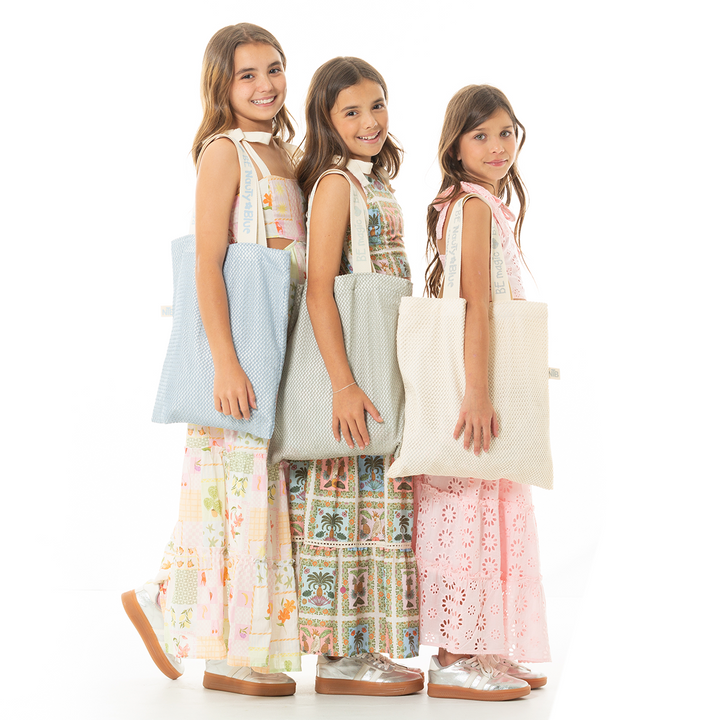 TOTE BAG COLOR BEIGE PARA NIÑAS