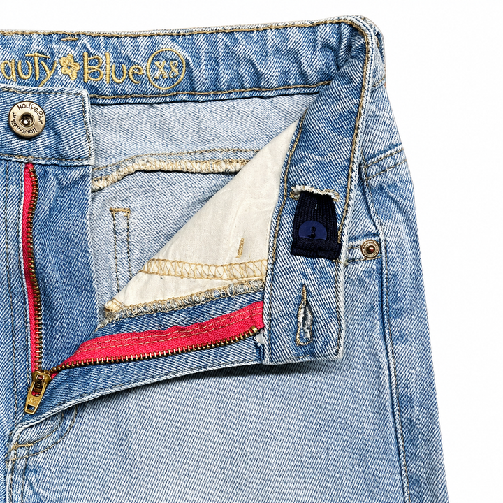 JEAN PARA NIÑAS BORDADO – AZUL CLARO