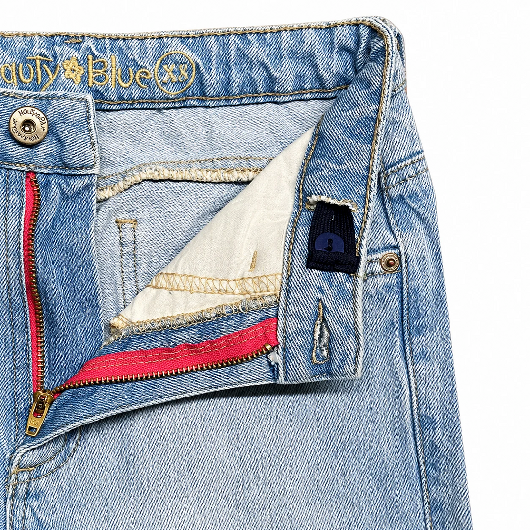 JEAN PARA NIÑAS WIDE LEG AZUL - CLARO