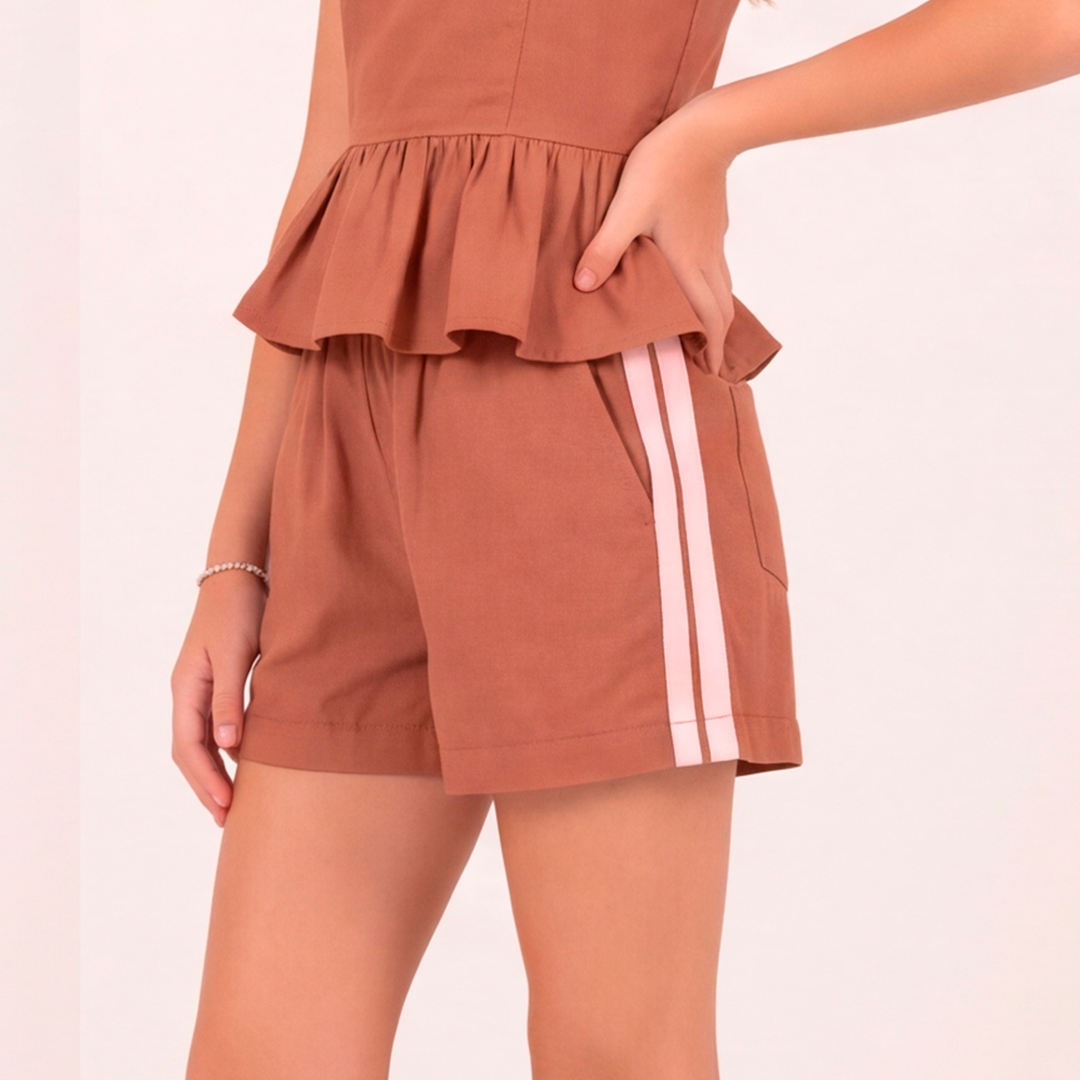 Short para niñas - Caqui