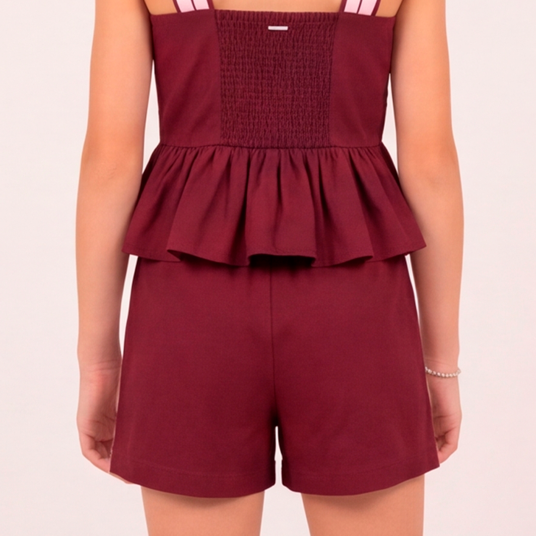 Short para niñas - Vinotinto