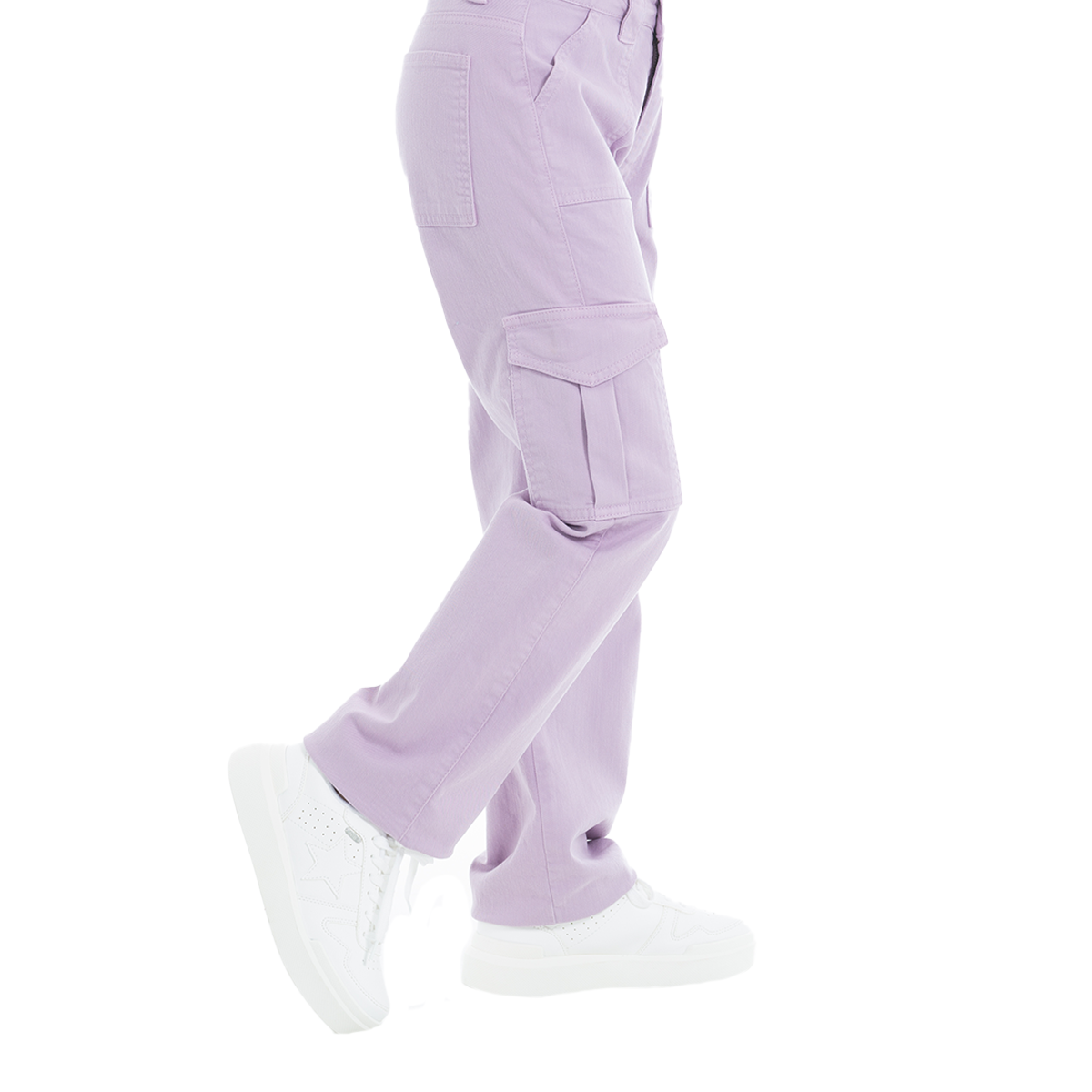 PANTALON CARGO PARA NIÑAS LILA