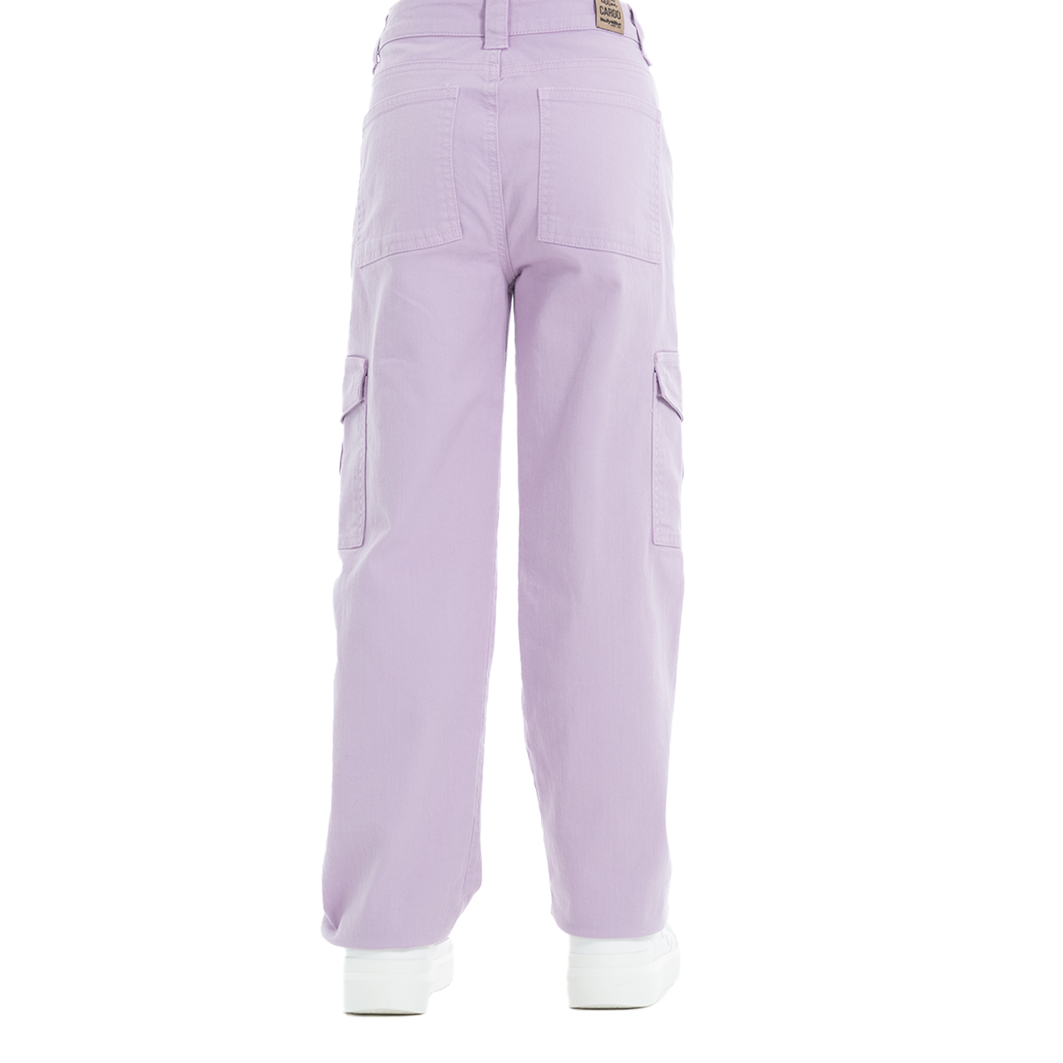 PANTALON CARGO PARA NIÑAS LILA