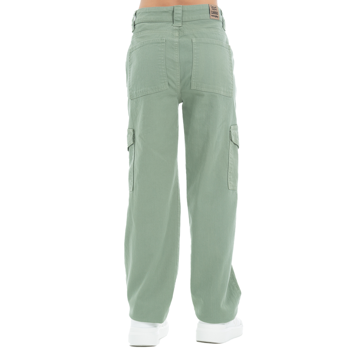 PANTALON CARGO PARA NIÑAS VERDE
