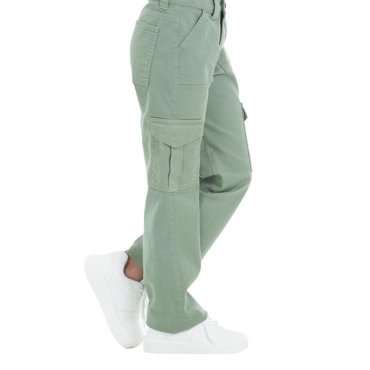 PANTALON CARGO PARA NIÑAS VERDE