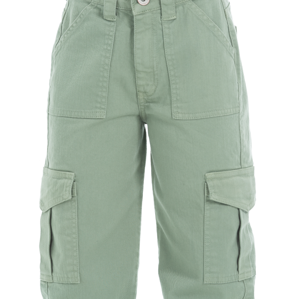 PANTALON CARGO PARA NIÑAS VERDE