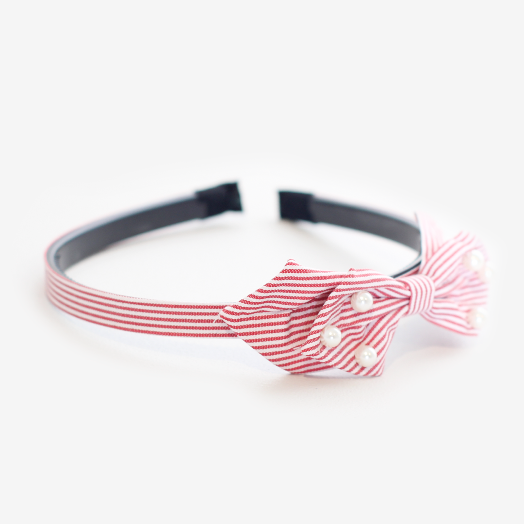 Diadema para niñas roja