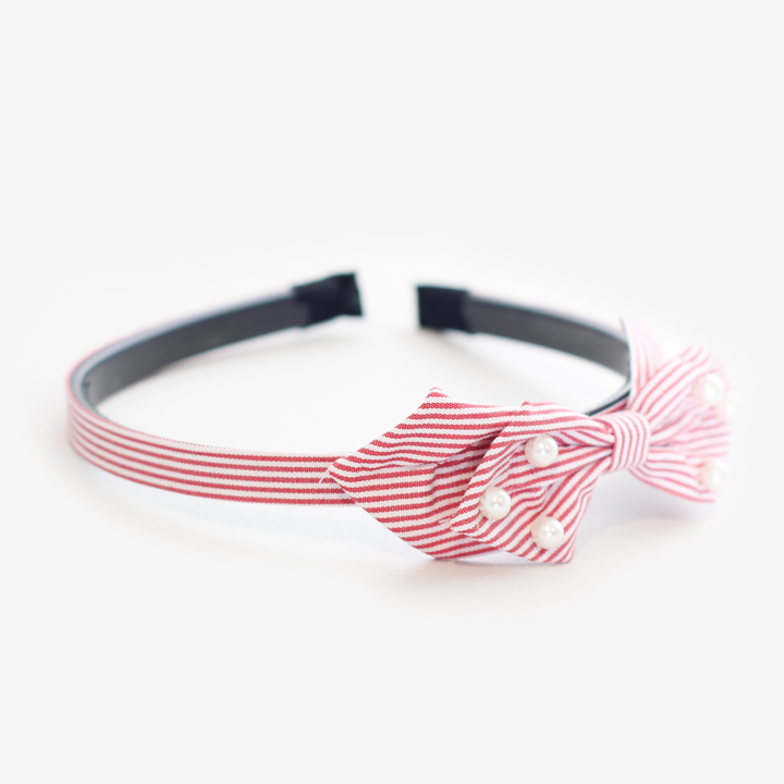 Diadema para niñas roja