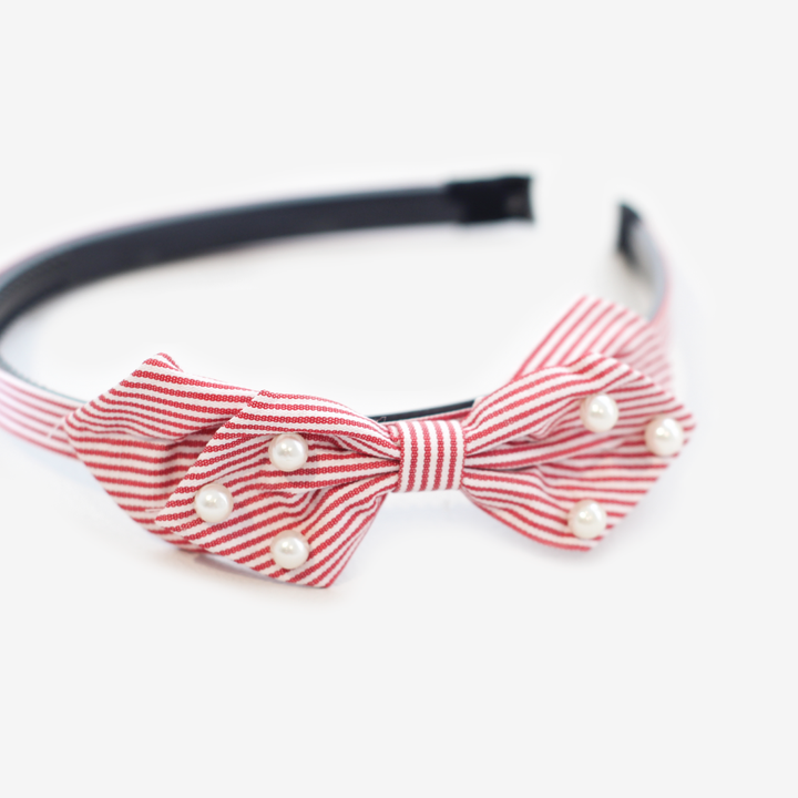 Diadema para niñas roja
